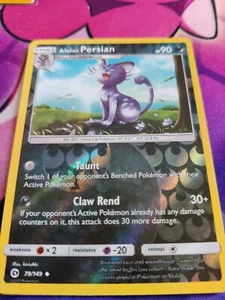 NM! Alolan Persian - Pokémon Sun & Moon Reverse Holo #79/149  - Picture 1 of 5