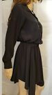G.V.G.V.  Japanese Designer UNIQLO Sz S Long Sleeve  Button Black woman Dress (7