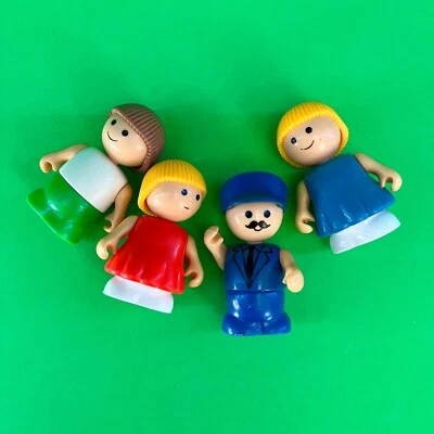 Лот из 4 винтажных фигурок PLAYKOOL LI'L Playmates - Изображение 1 из 4