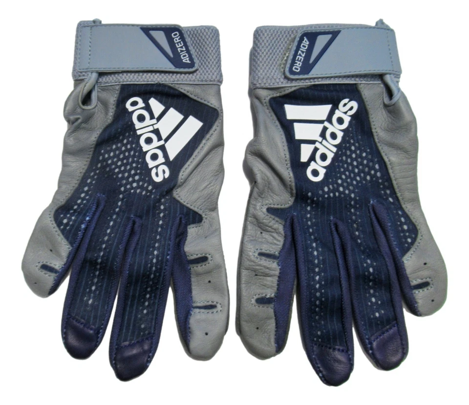 Carlos Correa Game Worn Used Adidas Blue Grey CC1 Batting Gloves XL Pair 77249 - Image 1 of 3