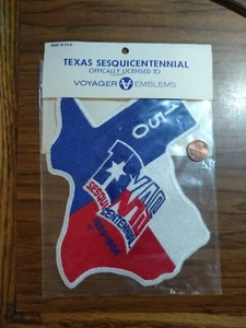 TEXAS SESQUICENTENNIAL 150 YEAR ANNIVERSARY 1836-1986 SOUVENIR PATCH large NEW - Picture 1 of 3