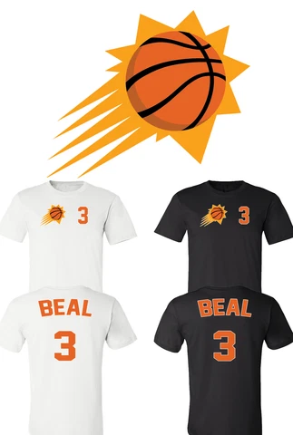 Bradley Beal Phoenix Suns #3 Jersey player shirt S-6XL Tracking!! Cover