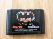 Batman: The Video Game (Sega Genesis, 1990) Original 100% Authentic WORKS