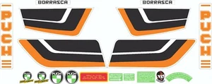 STAR SAM® ADHESIVE KIT PUCH RUBBER 3 CLASSIC MOTORBIKE STICKERS STICKERS - Picture 1 of 1
