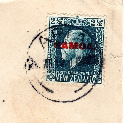 SAMOA KGV Cover NZ Overprint *CENSOR 3* 1919 Birmingham Alabama (WW1) YR43 - Image 1 of 4