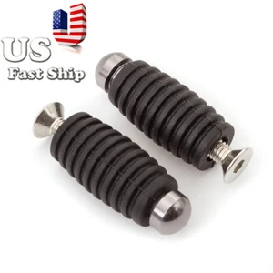 Rubber Pedals Rearset Modified Foot Pegs Parts For CBR125R 300R 500R CBR600RR - Picture 1 of 11