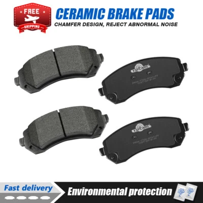 Front Ceramic Brake Pads For PONTIAC AZTEK 2001 2002 2003 2004 2005 FWD - Image 1 of 4