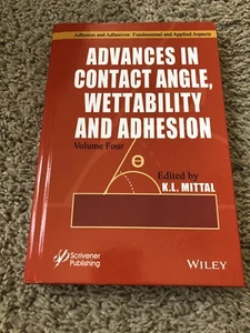 Advances in Contact Angle, Wettability and Adhesion, Hardcover by Mittal, K. ... - Picture 1 of 3
