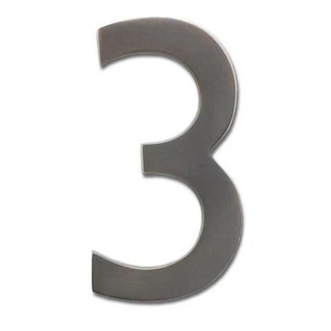 Architectural Mailboxes 3585DC-3 Solid Cast Brass 5 in. Dark Aged Copper Floa Cover