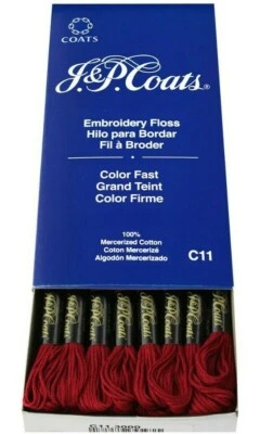 J.P. Coats ~ Embroidery Floss ~ Per Skein - Image 1 of 2