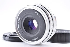 Nikon Ai-s Ais Nikkor 45mm f/2.8 P Silver MF Pancake Lens [Near Mint] Tested - Picture 1 of 16