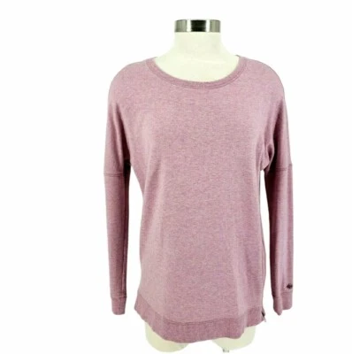 Moletom CALIA sem esforço roxo manga longa zíper lateral pulôver camisa pequena - Imagem 1 de 4