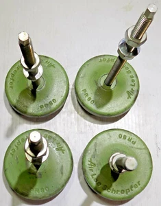 AIRLOC PR80 Anti Vibration Jackmount Adjust Leveler 3-1/4" D X 1-3/8" H 4 Pieces - Picture 1 of 5