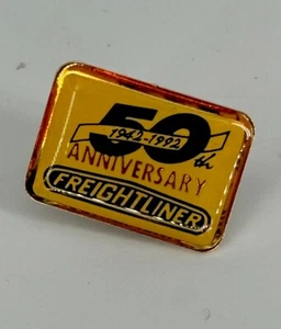 Freightliner Hat Tie Lapel Pin Tack Semi Truck Vintage New 1992 50th Anniversary - Picture 1 of 2