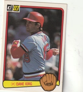 KOSTENLOSER VERSAND - POSTFRISCH - 1983 Donruss #469 Dane Iorg KARDINALS - Bild 1 von 1