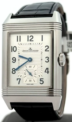 JAEGER LECOULTRE Reverso Classic Duoface Watch Q3848420 -Brand New - Box papers! - Image 1 of 4