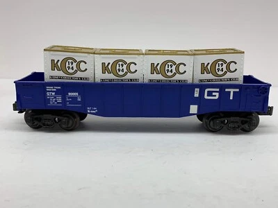 K-Line K-90005 Freight Gondola Car W/Crates KCC 1994 GTW O - Image 1 of 4