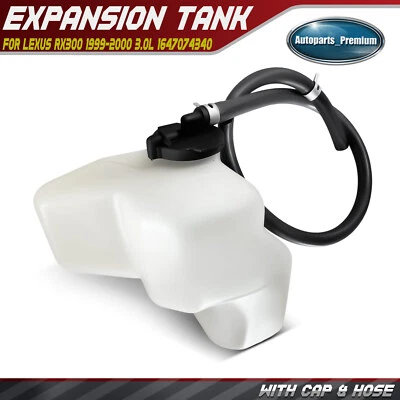 Reservatório de líquido de arrefecimento com tampa e mangueira para Lexus RX300 1999 2000 V6 3.0L 1647074340 - Imagem 1 de 4