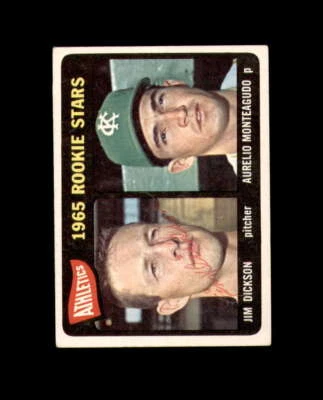 Jim Dickson Hand Signed 1965 Topps Rookie Stars Kansas City Athletics Autograph - Image 1 of 2