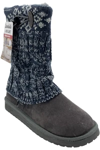 Essentials by MUK LUKS Women's Cheryl Boots Gray - Picture 1 of 3