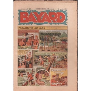 BAYARD Parachutés au LAOS et Louis PASTEUR Hebdomadaire 28 janvier 1951 N°217 - Imagen 1 de 1