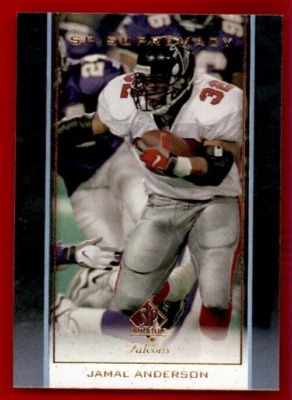 1999 SP Authentic Supremacy #S8 Jamal Anderson. - Image 1 of 2