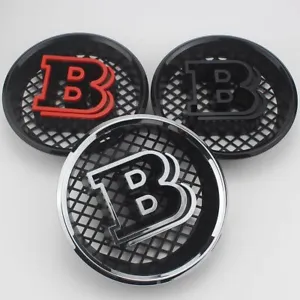 185mm B logo Front grille emblem for BRABUS Mercedes Benz G class W463 G500 G63 - Picture 1 of 12