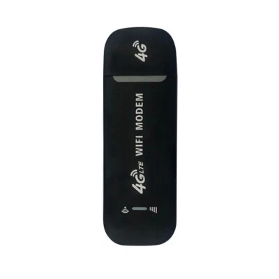 Black 4G LTE Unlocked USB WIFI Modem Wireless Router Mobile Broadband 150Mbps - Image 1 of 4