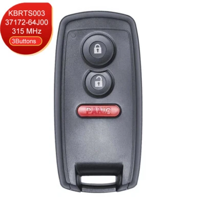 Uncut Remote Key Fob 3Buttons 315MHz ID46 for Suzuki SX4 Grand Vitara KBRTS003 — 第 1/4 张图片