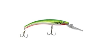 Reef Runner 800 Series Deep Diver - Green Hawaiian - Walleye Trolling Crankbait - Foto 1 di 1