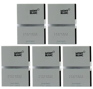 Presence D'Une Femme by Mont Blanc for Women Combo: EDT Vial 0.06oz New x5 - Picture 1 of 1
