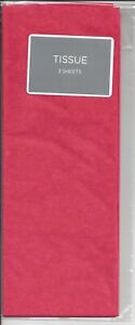 Red Tissue Paper - 3 sheets - Hallmark Christmas Birthday Gift Wrap NEW