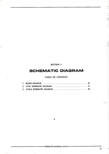 Original Akai AT-K1/L Tuner Schemadiagramm mit Boardansicht - Bild 1 von 1