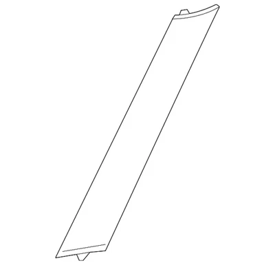 Nissan Armada 2017-2024 genuino - moldura de pilar 76837-6JK0A Foto 1 de 2