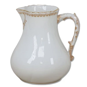 Charles Field Haviland CHF112 Crema Oro Flor De Lis Banda 4 3/8" CFM GDM - Imagen 1 de 3