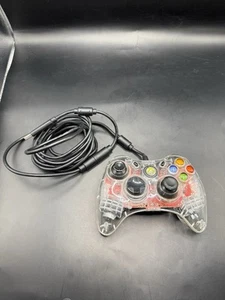 Microsoft Xbox 360 Clear Blue Afterglow Wired Controller & Break Away PL-3602 - Picture 1 of 6