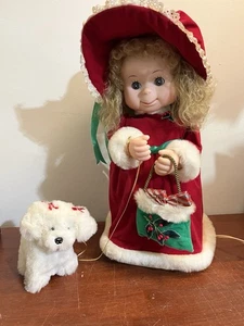 Animated Collectable Undercover Kids 1993 Alycia 20" Christmas Animated Tested - Bild 1 von 16