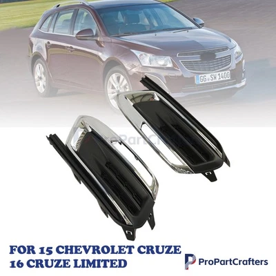 For 16 Chevrolet Cruze Limited 15 Cruze Left Right Front Bumper Fog Light Cover Foto 1 de 4