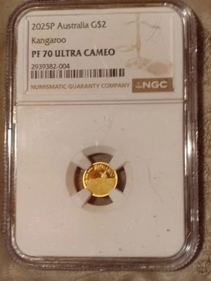 2025 Australia Gold 0.5gm NGC PF70 Ultra Cameo - Image 1 of 2