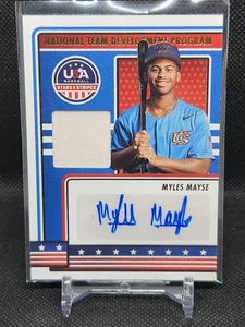 MYLES MAYSE 2023 PANINI USA BASEBALL STARS & STRIPES Jersey AUTO NTDP-MM - Picture 1 of 2
