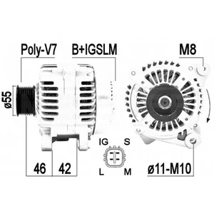 Alternator EB1284Q - Picture 1 of 2