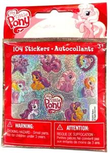 2010 My Little Pony Holographic Sticker Pack - 104 Count 8 Sheets @ 3.5" x 3.5" - Picture 1 of 5