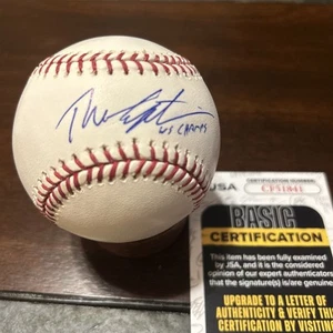 theo epstein signed baseball. JSA Ws Champs - Picture 1 of 4