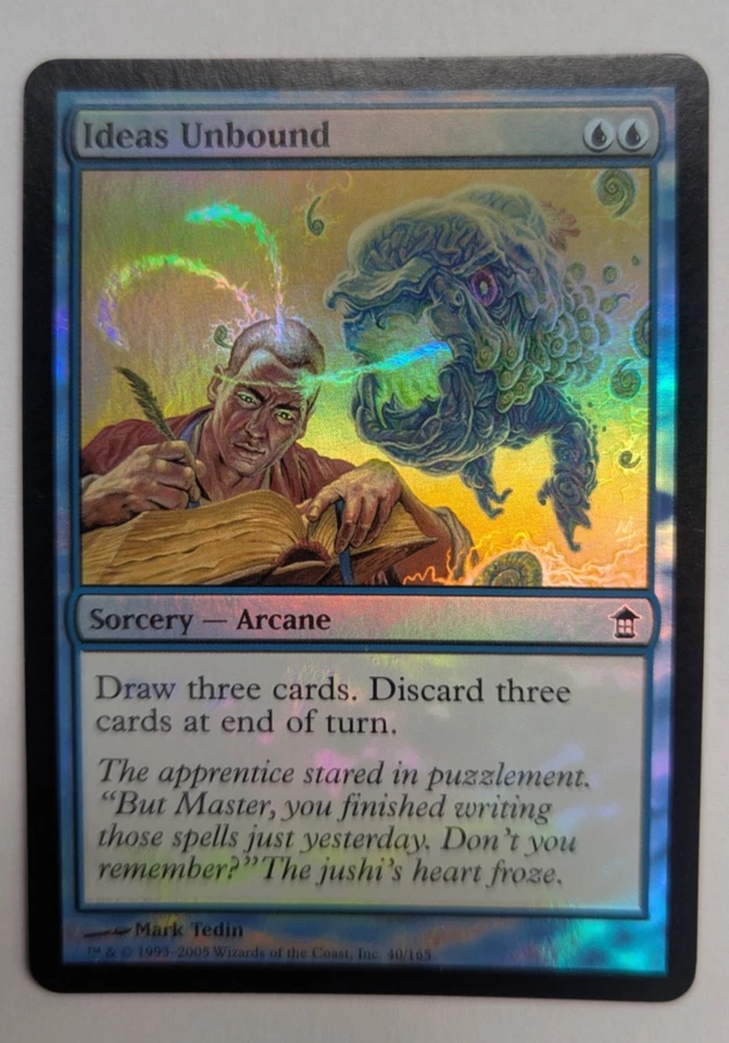 Magic Mtg FOIL Saviors of Kamigawa Ideas Unbound   near mint - Image 1 of 1