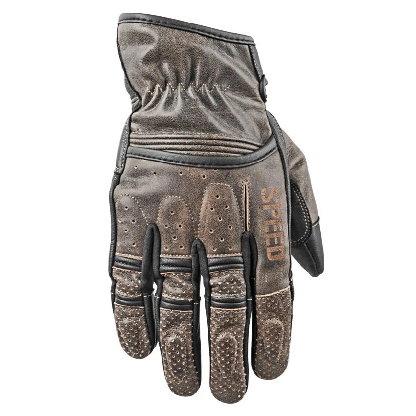 Speed & Strength Rust and Redemption Leather Gloves (Small, Distressed Olive) - Image 1 of 1