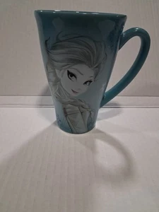 Disney Elsa Frozen Sketch Mug Blue Snowflake 12 Oz NEW - Picture 1 of 5
