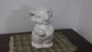 Vintage 1940’s Shawnee Pottery Co. Elefant Keksdose Made USA, repariert - Bild 1 von 10