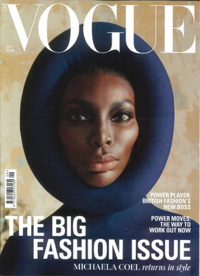 Vogue Magazine: Michaela Coel, The Big Fashion Issue, Alicia Vikander, Sept 2025