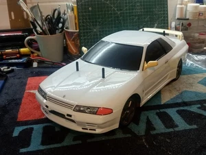 Vintage 1991 Tamiya TA01 Nissan Skyline GTR Nismo R32 Kit 58099 RC - Picture 1 of 15