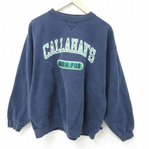 XL Vintage Holloway Long Sleeve Sweat Mens 00s CALLAHANS Used SSYR-0 - Picture 1 of 4